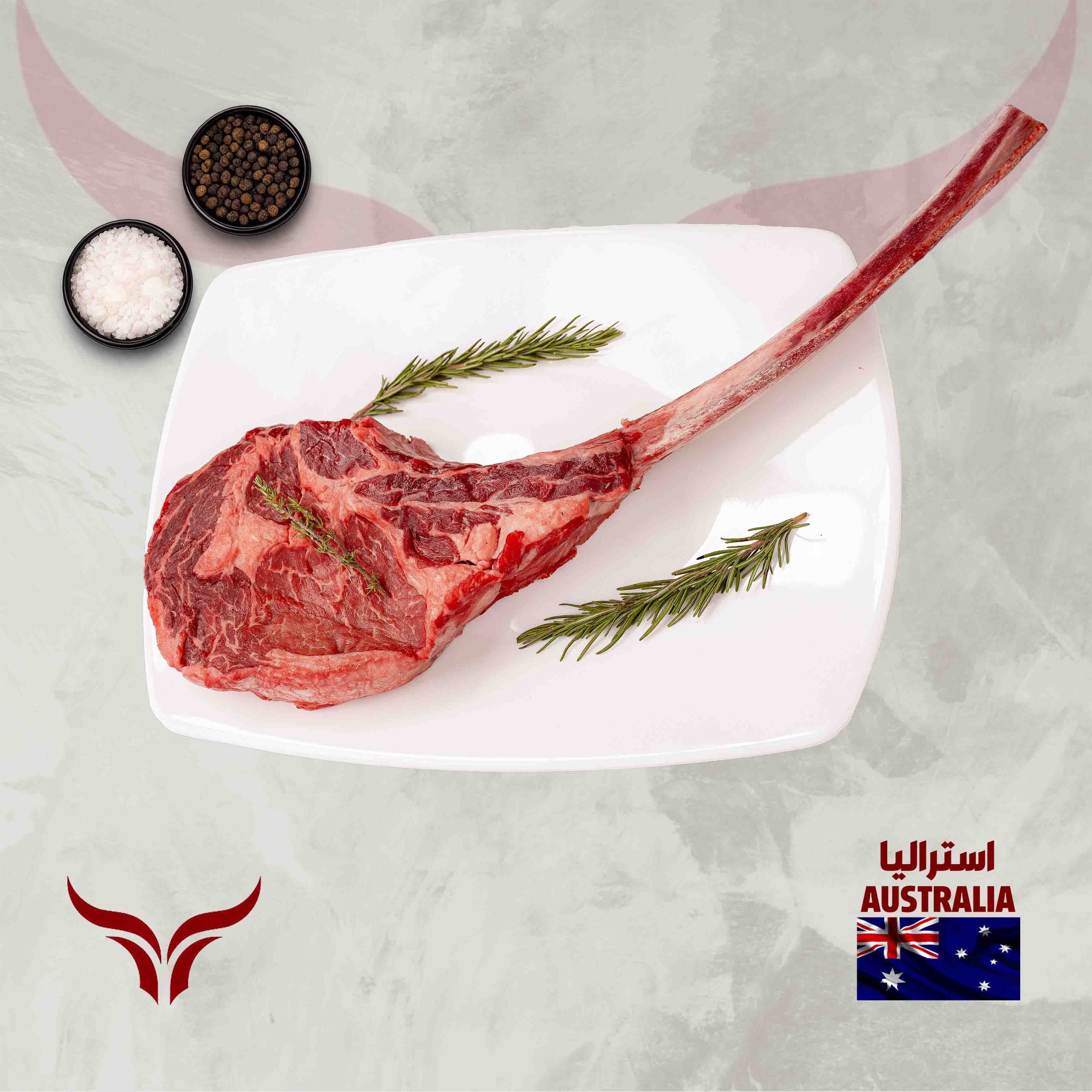 AUS Angus Frenched Tomahawk 900gm - Image 3