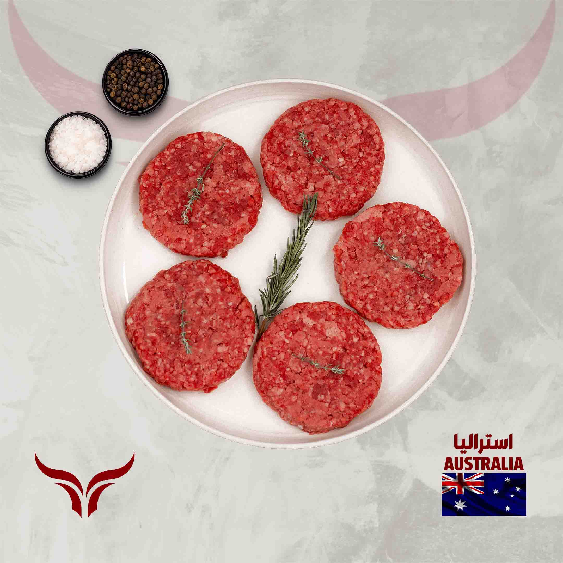 AUS Grass-fed Beef Burger 125gm x 4 patties - Image 3