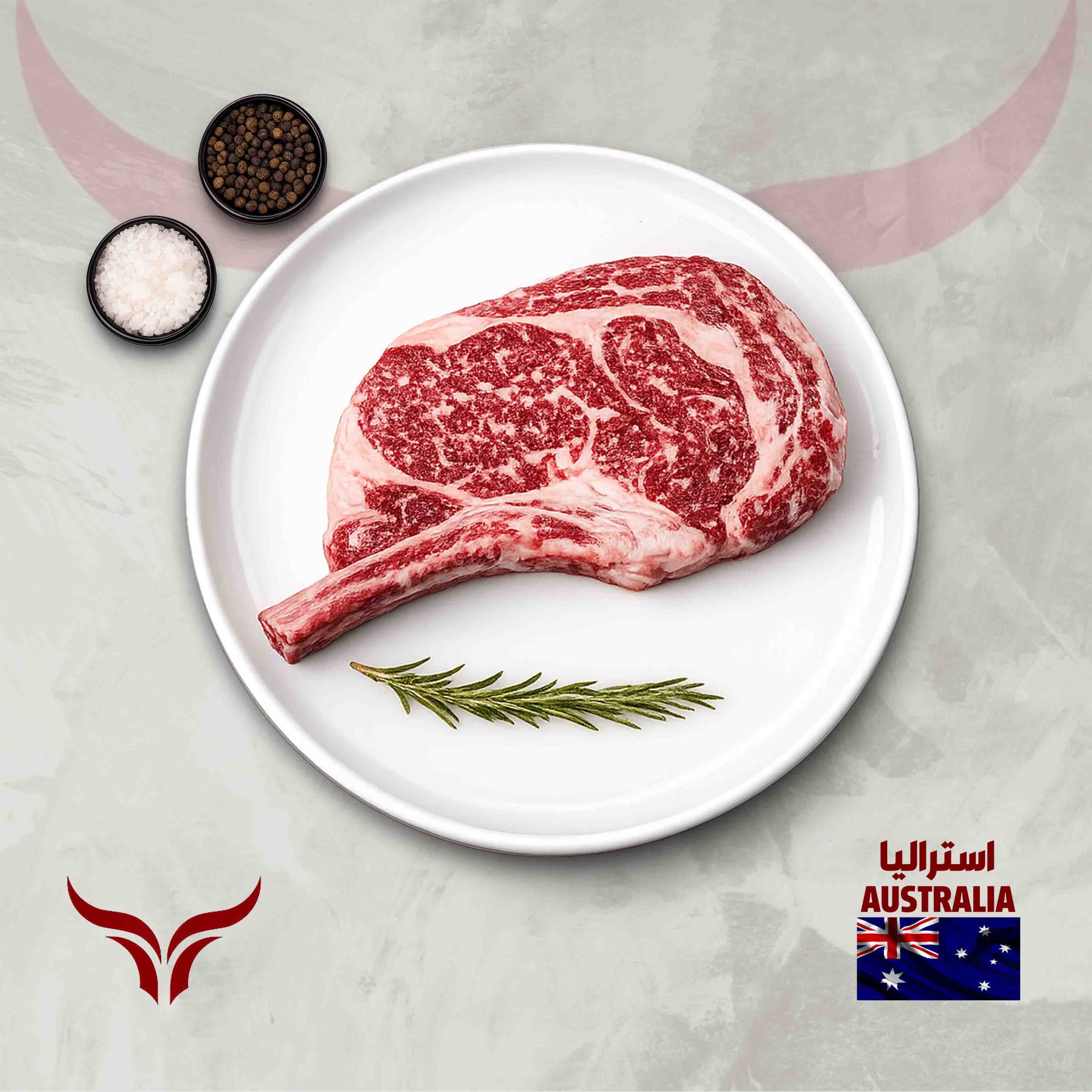 AUS Wagyu Beef Bone-in Ribeye Steak MB 8/9 - Image 3