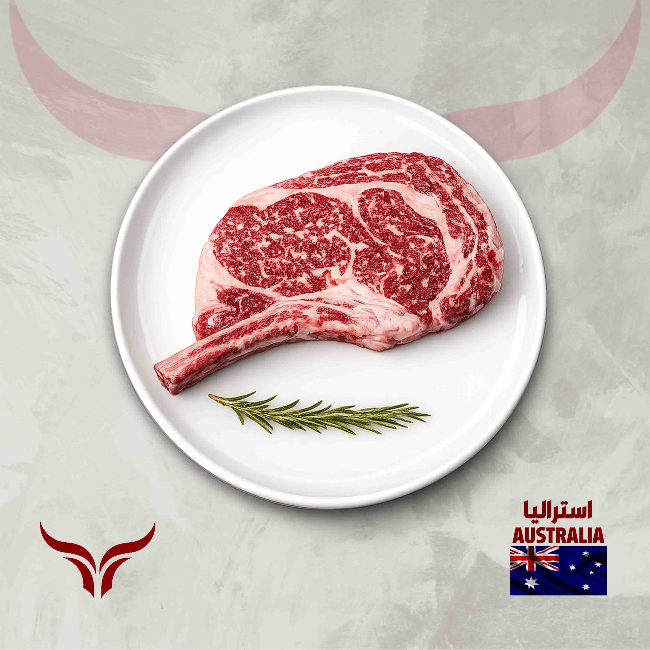 AUS Wagyu Beef Bone-in Ribeye Steak MB 8/9
